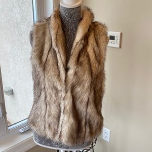 NWOT BCBGeneration fur vest.